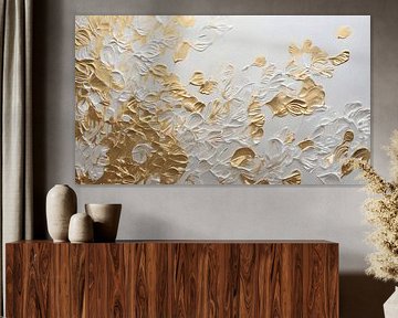 Painting gold white by WeLoveArt