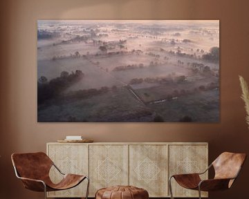 A lovely winter morning full of low-hanging fog