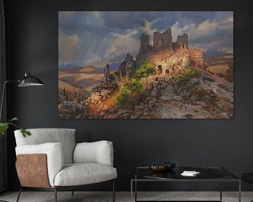 The Perseverance of Rocca Calascio by Steve Henderson