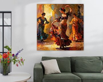 Flamenco Whispers by Johannas Art Creations