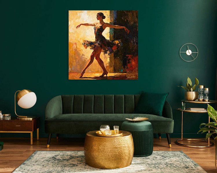 Example of the artwork in a room