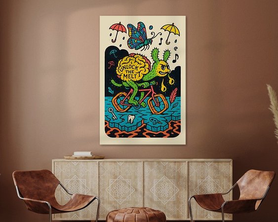 Example of the artwork in a room