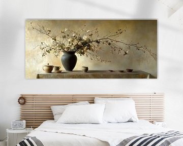 Blumenstillleben | Verwehter Blütenzweig