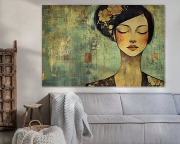 Woman Gold by Art Whims