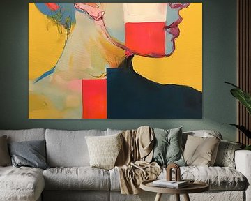 Frau Abstrakt von Blickfänger Gemälde