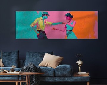 Dancing Woman Man | Dance Delight by Wonderful Art