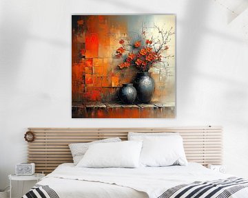 Blumenvase | Orange Bloom