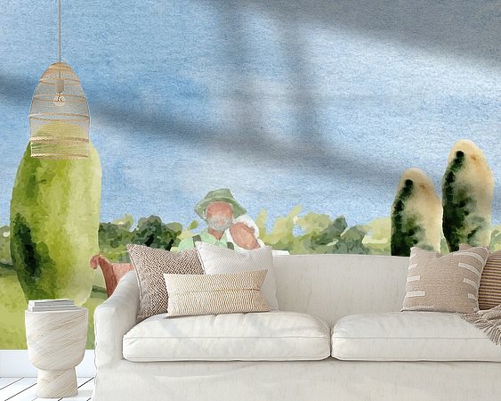 Example of the artwork in a room