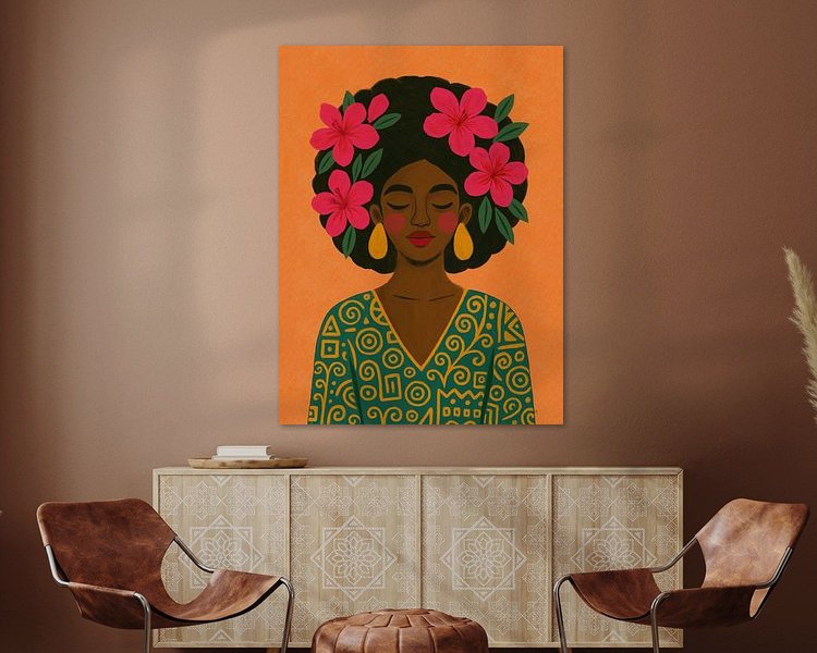 Example of the artwork in a room