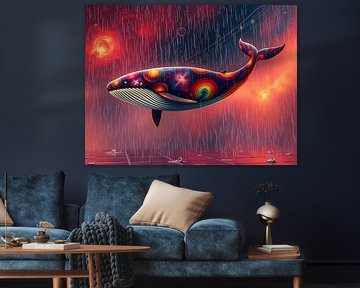 Psychedelische Ruimte-walvis