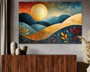 Zonsondergang ergens