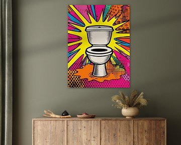 Der Thron | Pop-Art Toilet von Lauren Wilde