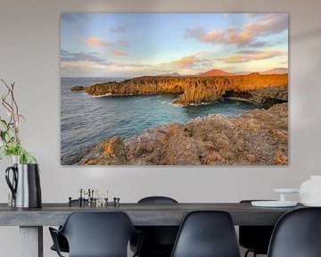 Los Hervideros on Lanzarote by Michael Valjak