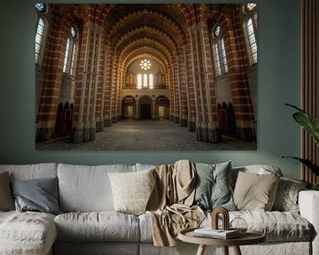Sunrise in Church by Roman Robroek - Photos of Abandoned Buildings