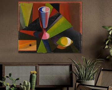 Heinrich Hoerle - Still Life with Glass and Lemon by Peter Balan