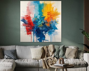 Just Me Buntes Gemälde Abstrakt von ComfortQ