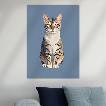 Elegante Kat Illustratie