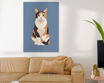 Elegant Cat Illustration by ahmad hanafi