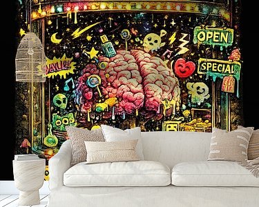 Example of the artwork in a room