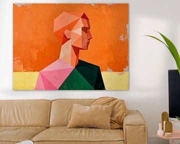 Geometrische Menschen 03 von Fernando Vieira