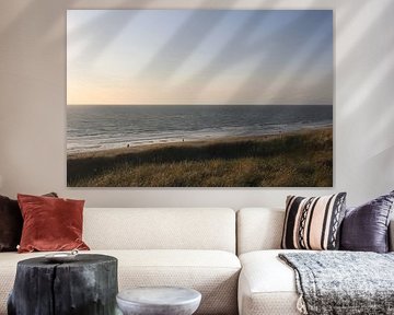 Far-reaching view from the dunes towards the North Sea on Sylt