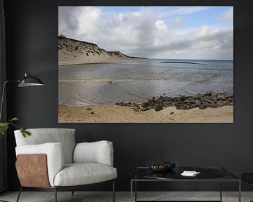 Lonely bay near Hörnum on Sylt