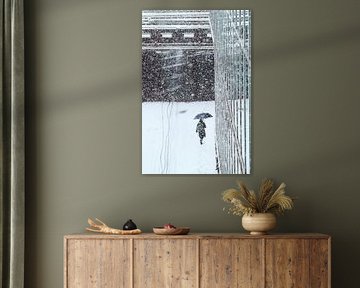 Schneefahrt von Bram Busink