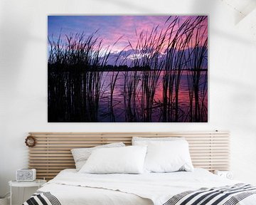 Magical Sunset on the river IJssel near Kampen by Martin Hendriks