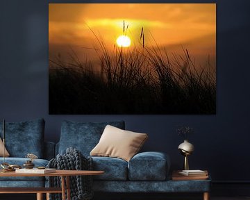 Sunset in the dunes of Vlieland by Martin Hendriks