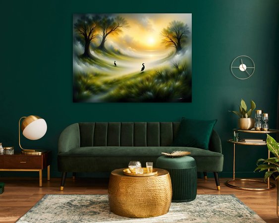 Example of the artwork in a room