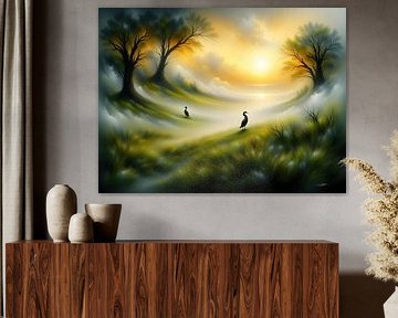 Misty morning by Kristin M