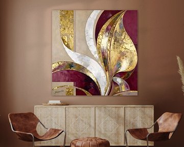 Golden Reverberation 2 by Johannas Art Creations
