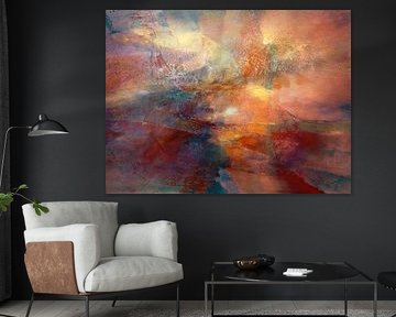 Kerne aus brennendem Bernstein