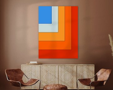 MODERNE ABSTRAKTE GEOMETRISCHE KUNST von Online Arts