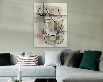 Wabi-Sabi:  Lijnen en Vormen in Aardetinten