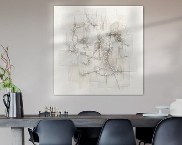 Japandi / Wabi-Sabi Kunst: Minimalisme in neutrale kleuren