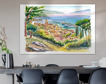 Die sonnenverwöhnten Hügel von Saint-Tropez und die glamouröse Riviera-Küste