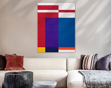 ABSTRAKTE GEOMETRISCHE KUNST IN MODERNEN FARBEN von Online Arts