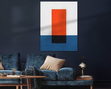 MODERNE ABSTRAKTE GEOMETRISCHE KUNST von Online Arts