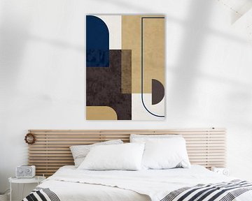 MODERN CONTEMPORARY ABSTRACT GEOMETRIC ART