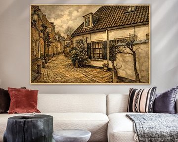 Mauerhäuser historisches Amersfoort letztes Jahrhundert 05