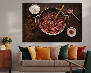 Jam maken.Transformatie onder hitte