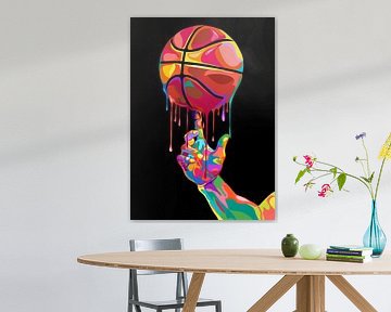Basketball-Pop-Art von IHSANUDDIN .