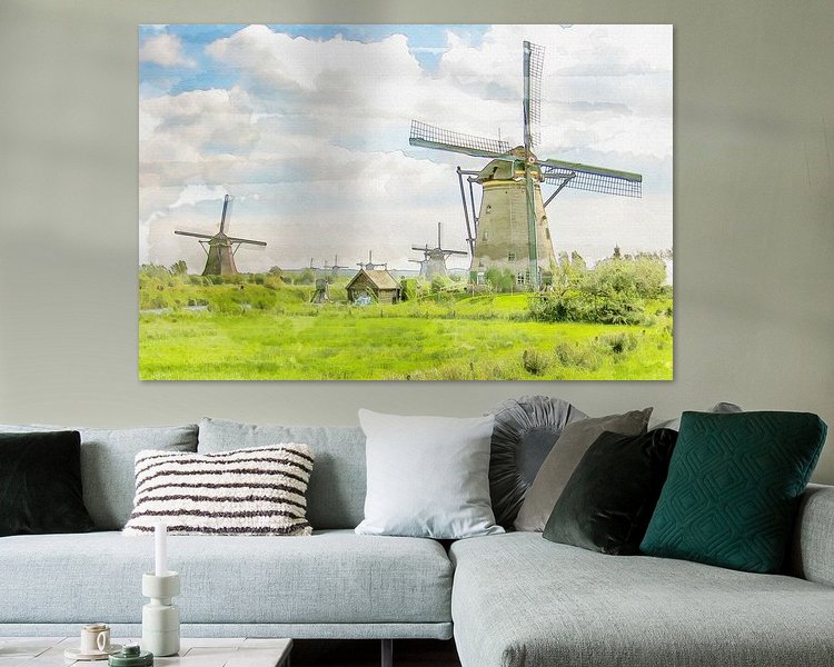 Example of the artwork in a room