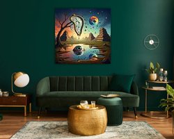 Example of the artwork in a room