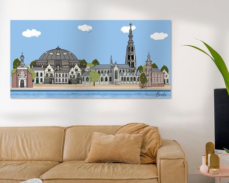 Example of the artwork in a room