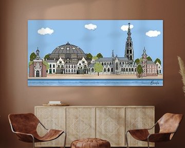Breda skyline by Debbie van Eck