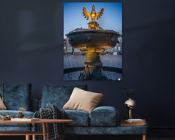 Goslar - Market fountain with the Golden Eagle by t.ART