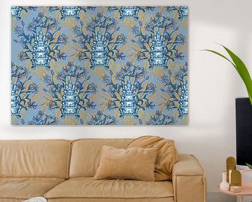 A true ode to Delft Blue by Artmotifs Eve