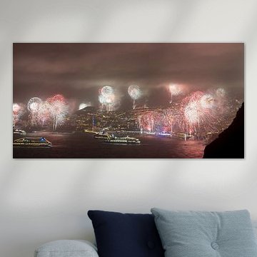 Pluie de lumière sur la baie de Funchal